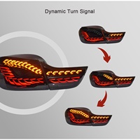 Feu arrière pour BMW Série 4 F32 F33 F36 420i 420d 425d 430d 435d 2014-2020, Pièces de modification de feux de freinage et de signalisation LED, Design Écailles de Dragon