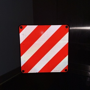 Panneau de signalisation réfléchissant pour véhicule lourd en aluminium, panneau d'avertissement de véhicule à mouvement lourd pour l'Espagne, l'Italie, l'Allemagne - Product Image 4