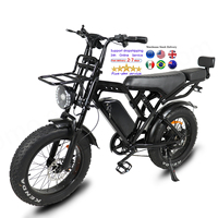 Ab depo Ebike 250W Ebike 20 inç yağ disk frenler E bisiklet 7 hız fatfatbike VOMO elektrikli bisiklet