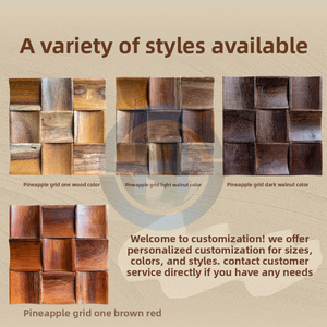 Paneles de Madera 3D de Cedro de Lujo Art <span class=keywords><strong>Deco</strong></span> Vanguardistas para Revestimiento de Paredes en Áreas de Recepción de Oficinas Ejecutivas con Diseño Innovador - Product Image 6