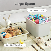 Meubles en forme de cerf pour enfants, 10 pièces, de haute qualité, en plastique, rangement de jouets, armoire pour enfants, étagère pour livres
