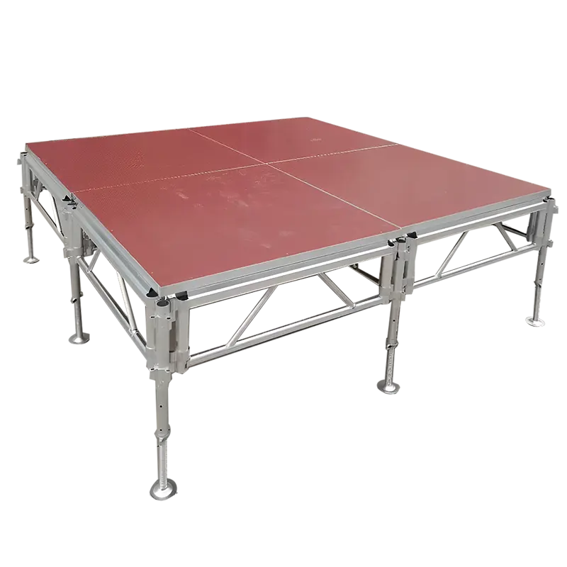 Outdoor Aluminum stage Mobile Show Portable Stage Truss Display Stage Platform for Concert School Events