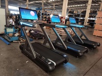 Caminadora Eléctrica Comercial de Lujo para Gimnasio, Ejercicio Físico, Prueba de Frecuencia Cardíaca (Inalámbrica)