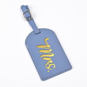 Étiquette de bagage personnalisée en gros avec nom, en PU durable, portable, pour <span class=keywords><strong>valise</strong></span> de voyage, impression, étiquette de bagage enregistrée pour <span class=keywords><strong>avion</strong></span> - Product Image 6