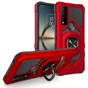 Shockproof Phone Cases For Wiko Voix Magnetic Metal Ring Holder Kickstand Protective Back Cover