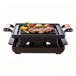 Barbecue commercial moderne en alliage <span class=keywords><strong>d</strong></span>'aluminium et métal avec fonction four, plateau antiadhésif, utilisation intérieure/extérieure - Product Image 1