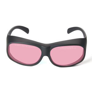 755nm OD5 + Alexandrite แว่นตานิรภัยเลเซอร์โลโก้สีชมพูเลนส์ที่กำหนดเองแว่นตาป้องกันเลเซอร์ - Product Image 5