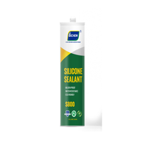 Mastic silicone sanitaire à prise rapide et forte adhérence pour carrelage céramique et éviers de salle de bain, de qualité industrielle R&D