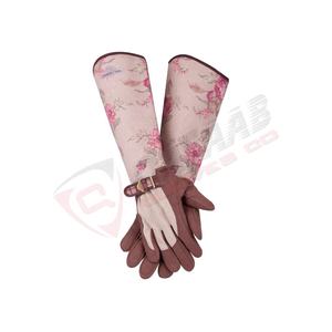 Gardening Garden Wear-Resistant Longed Wrists-Flower Printings Work Anti-Static High-Performance Thick-Gardening <b>Gloves</b> - Product Image 6
