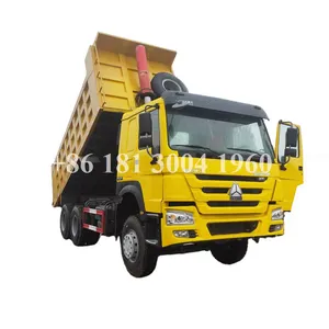 Bán Hot sinotruck HOWO 6x4 ổ đĩa bánh xe tải thứ hai tay tipper Tipping DIESEL Euro 2 3 4 5 6 rút ra Dump Trailer hàng hóa