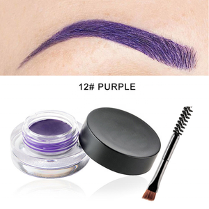<span class=keywords><strong>Gel</strong></span> de Cejas para Tatuaje de Cejas Personalizado, Tinte en Crema, Maquillaje a Prueba de Agua, Colorido, Blanco, Marrón, Azul - Product Image 3