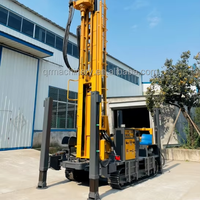 Foreuse rotative d'occasion 200m 300m, alimentée au diesel, sur chenilles, diamètre de forage 600mm