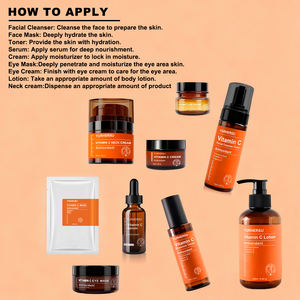 Set di Prodotti per la Cura della Pelle OEM ODM con Etichetta Privata, Anti-Età, Anti-Rughe, Sbiancante, Organico con VC VE, per Macchie Scure e Cura del Viso - Product Image 6