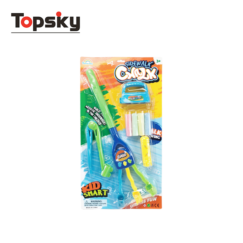 Нетоксичный цветной моющийся набор мелов для улицы, Забавная детская художественная игрушка