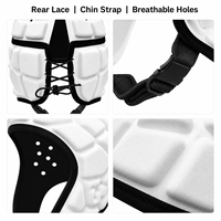 Casque de football 7v7 personnalisé avec logo, coque souple en mousse EVA, casque de rugby pour jeunes et adultes, équipement de protection pour équipe