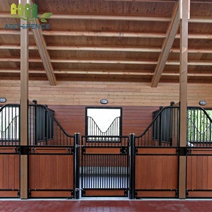 Custom cavallo stabile sistema di scatola con Design portatile ideale per uso agricolo forte telaio in acciaio per la sicurezza del cavallo alloggiamento stabile - Product Image 4
