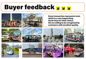 China Customized Luxury City Bus 5 Seat Electric Sightseeing Yellow <b>tool</b> <b>cart</b> CE Certified - Product Image 6