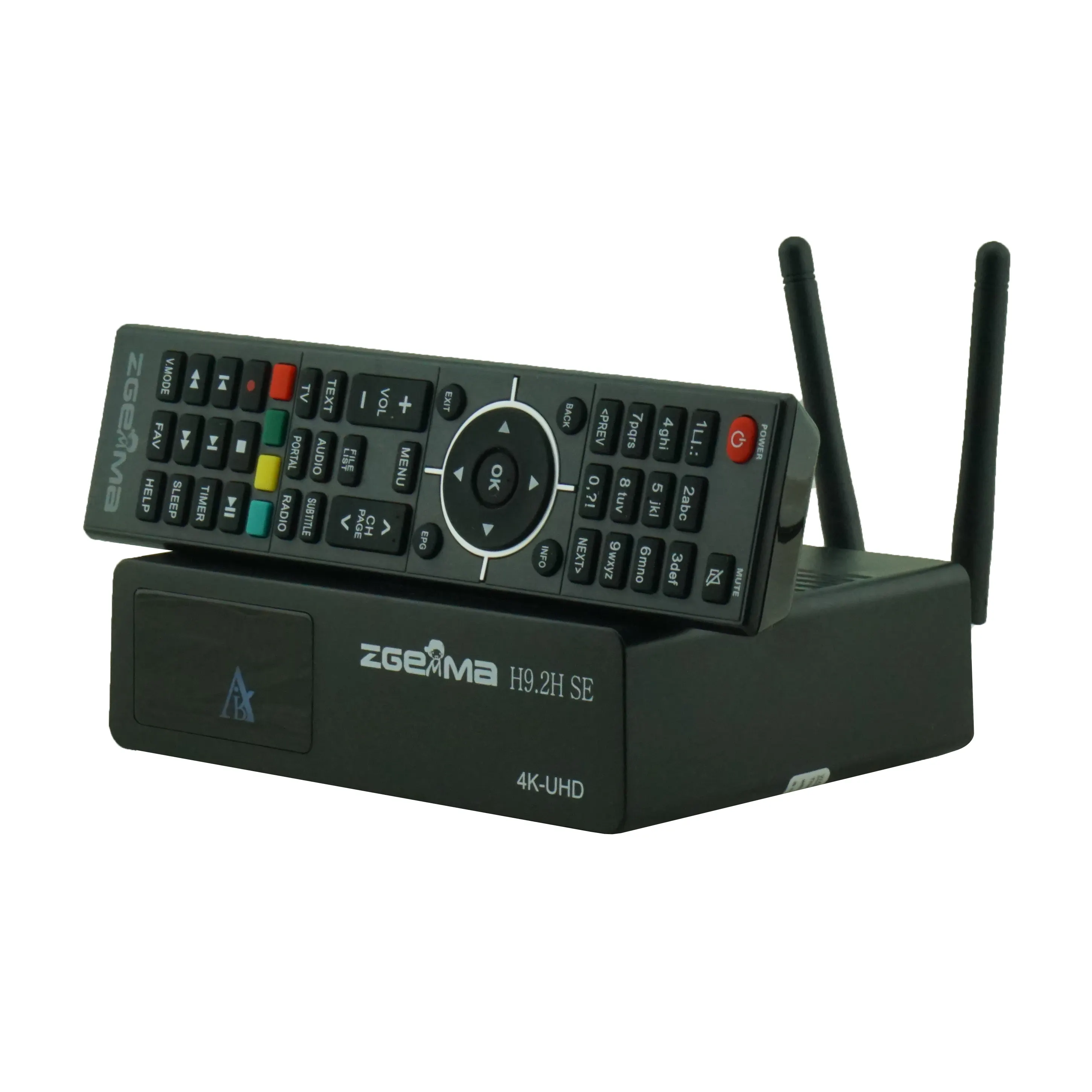 ZGEMMA Penerima Tv Satelit H9.2H SE, Satelit DVB S2X + Terestrial/Kabel DVB T2/C Linux + Android