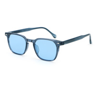 Prix de gros Nouveauté Lunettes de soleil polarisées UV400 en acétate à monture carrée unisexe, best-seller, lunettes de soleil haut de gamme