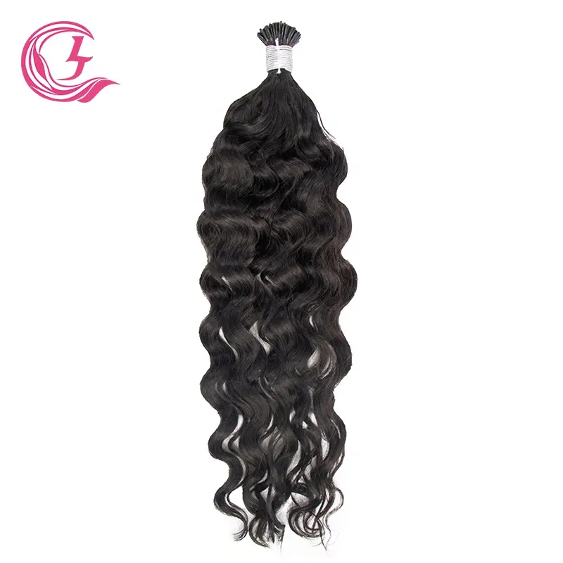 Cljhair Shop Online Cheveux Indien Unverarbeitete Virgin Silky Straight Wave Peruanische Haar verlängerungen I Tip