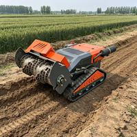 Tondeuse robot télécommandée à faible consommation d'entretien, certifiée Euro V EPA, avec moteur au manganèse personnalisé à faible vitesse et levage à distance