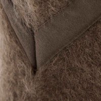 Chaleco de Punto para Mujer, Nuevo y Elegante, Estilo Informal, con Botones, Cuello en V, Sin Mangas, Jersey de Mohair, Mini Vestido