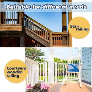 <span class=keywords><strong>Support</strong></span> de garde-corps en acier inoxydable, <span class=keywords><strong>support</strong></span> de clôture métallique <span class=keywords><strong>pour</strong></span> relier le <span class=keywords><strong>bois</strong></span> 2x4 au garde-corps, <span class=keywords><strong>poteau</strong></span> en <span class=keywords><strong>bois</strong></span> - Product Image 2