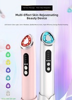 Masseur facial à vibrations multi-fréquences à 7 couleurs, soin de la peau du visage et des yeux, appareil de beauté à usage domestique, anti-âge, lifting
