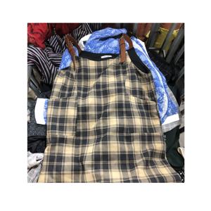 Vêtements d'occasion pour dames jupe pull en coton d'occasion Design de mode jupe à bretelles Ukay 2nd vêtements d'occasion à vendre - Product Image 4