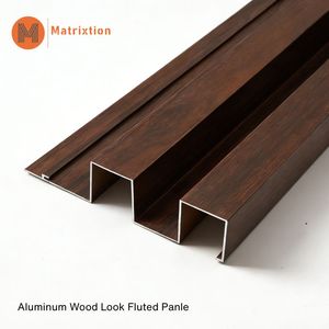 Panneaux de <span class=keywords><strong>plafond</strong></span> en aluminium rainurés aspect bois |   Système de <span class=keywords><strong>plafond</strong></span> architectural avec revêtement en poudre - Product Image 4