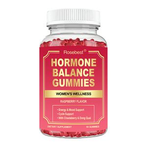 Биологически активная добавка Rosebest Custom с экстрактами пустырника и донг-квай для женского гормонального баланса в форме жевательных конфет с витамином B6 и магнием - Product Image 1