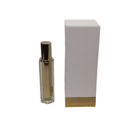 Boîte cadeau haut de gamme en carton doré, rigide et durable, avec pelliculage mat et gaufrage, pour vernis à ongles/huile, en matériaux recyclés