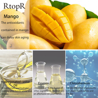 Rtopr Gel à base de plantes pour adultes Mango Crème pour les mains Anti-âge Exfoliant Callosités Blanchissant Hydratant Film éclaircissant pour les mains