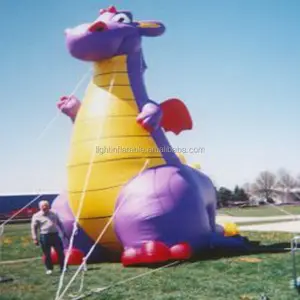 Dragón gigante inflable sin dientes, juguete para decoración o publicidad, OEM