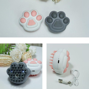 Autolimpieza 3 en 1 silicona perro mascota pelo spray cepillo limpiador animal mascotas spray cepillo vapor gato aseo cepillo - Product Image 6