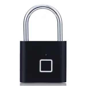 IP65 Smart Digital Alarm Fingerprint Pad lock Smart Biometric Fingerprint Padlock