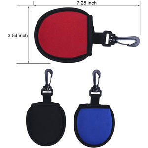 Housse de tête personnalisée, sac de rangement pour une seule balle de <span class=keywords><strong>golf</strong></span>, sac de transport portable, poche, sac de rangement durable, pliable, en polyester, pour le <span class=keywords><strong>golf</strong></span> - Product Image 1