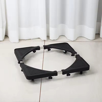 Support de réfrigérateur et de machine à laver en plastique de haute qualité, conception flexible, chariot de cuisine, support de montage mobile