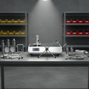 Factory HSIN2500 Digital Hydraulic Dead Weight Piston Calibrator Deadweight Tester Calibration Comparator Instrument 2500bar HSI - Product Image 1