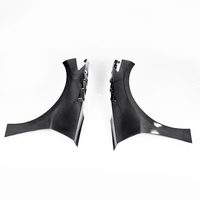 Ailes avant ventilées en fibre de carbone sèche style TLS, garde-boue pour Chevrolet Corvette C8 Stingray 2020-2026, kit carrosserie en carbone préimprégné