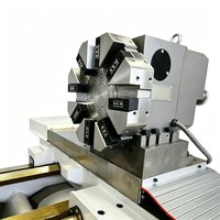 Tour CNC à banc plat CK6180, portée de 800 mm, tourelle GSK à 4 positions, machine de tournage robuste pour arbres automobiles