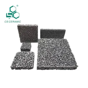 High Quality Foam Ceramic Filter High Porosity Foam Foundry Casting Ceramic Foam Filter Used For Decontaminating The Molten Metal Liquid