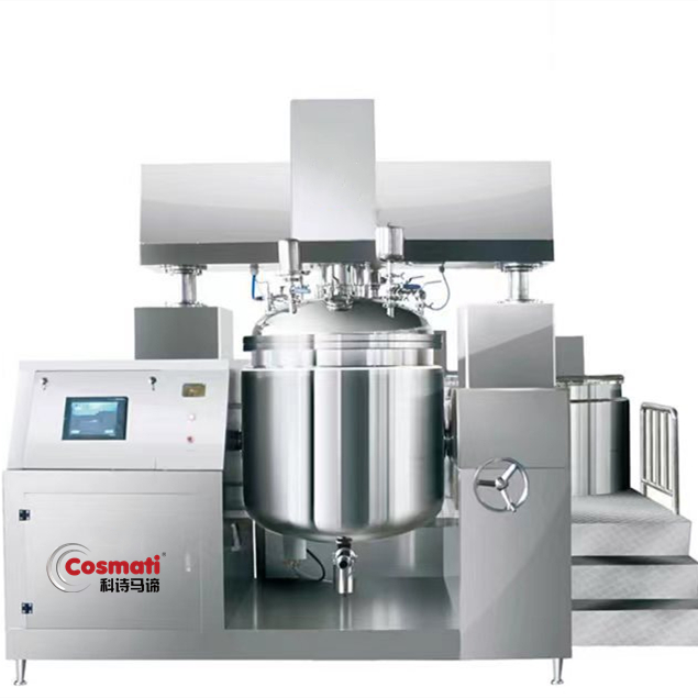 Vacuum ointment emulsifier 200-500l creams homogenizer vacuum emulsifier face cleanser vacuum homogenizing emulsifier