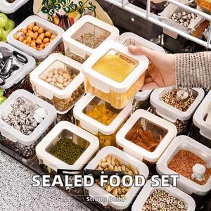 Modern Multifunctional PP Plastic Sealed Food Storage Tank-Airtight BPA Free Travel <b>Kitchen</b> <b>Pantry</b> Organization Canisters Flip - Product Image 3