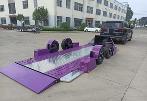 Kèm theo xe thể thao Giao thông vận tải Trailer thủy lực nâng Trailer đua xe tàu sân bay sợi thủy tinh hộp Trailer - Product Image 5