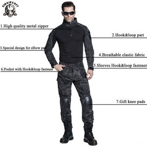 Combinaison tactique de chasse camouflage pour homme Sinairsoft, combinaison de combat Pioneer avec genouillères - Product Image 6