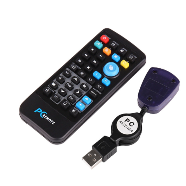 Infrared driverless HTPC remote control with wireless 2.4G key board and mouse function