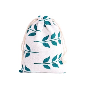 <b>Mini</b> Cotton <b>Gift</b> Pouch <b>Bag</b> China Factory OEM Custom Organic Cotton String <b>Bag</b> - Product Image 1