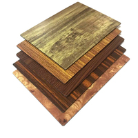 Panel compuesto de aluminio corrugado ignífugo de grano de madera de 4mm/ACP/ACM/ACCP