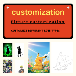 Kotak bayangan LED karakter Anime lukisan bersinar seni Drag0n Ball Goku untuk penggemar Manga - Product Image 6